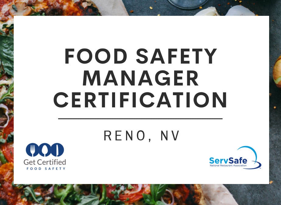 March 16th (Reno, NV) ServSafe Food Safety Manager Course & Exam | GET ...